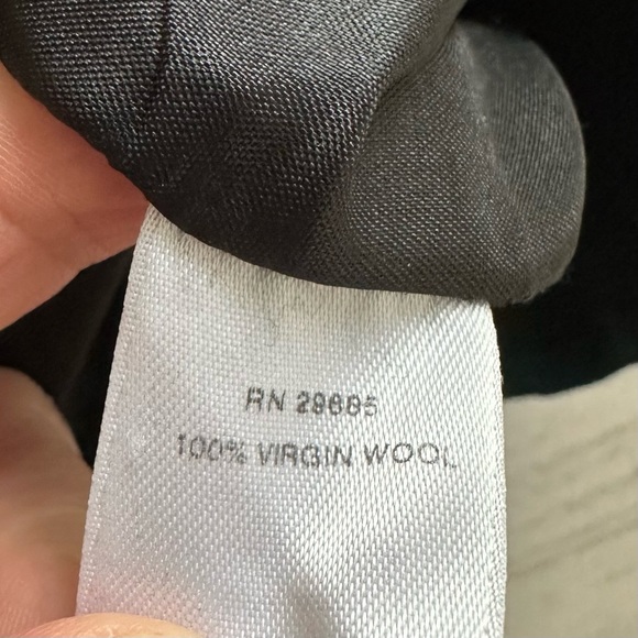 PENDLETON Blackwatch Plaid 100% Virgin Wool High Rise Straight Leg Pants 2P - Picture 9 of 11